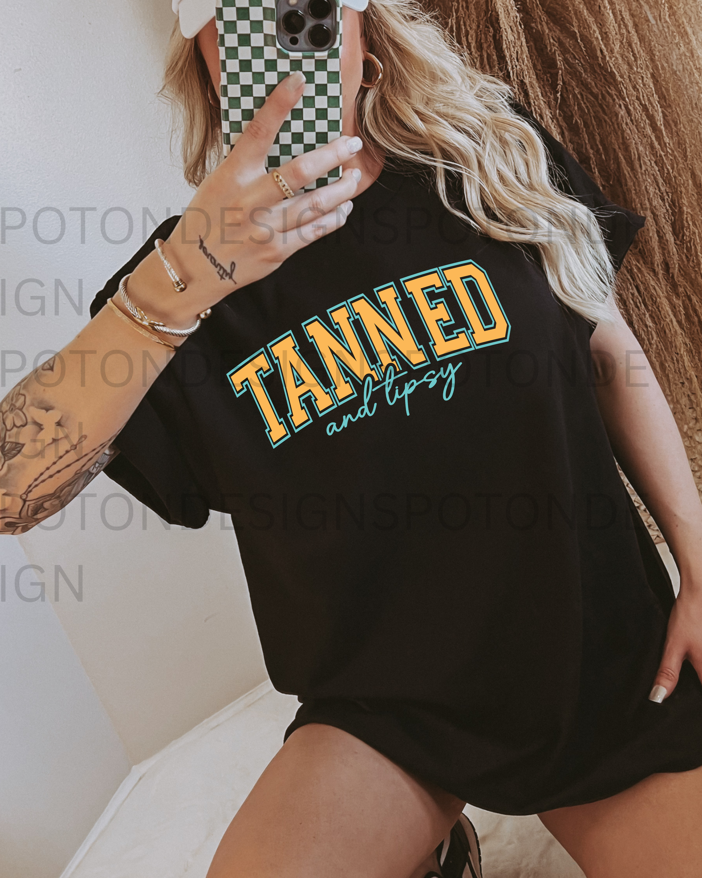 Tanned And Tipsy Summer Tee