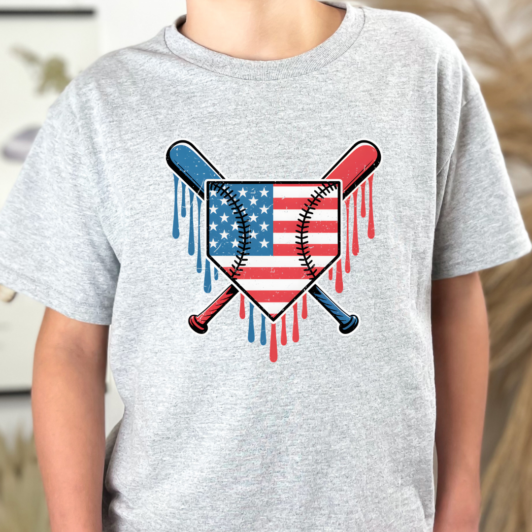 4th Of July Baseball Tee