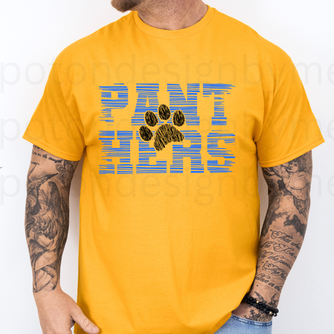 Panthers Scratched Tee