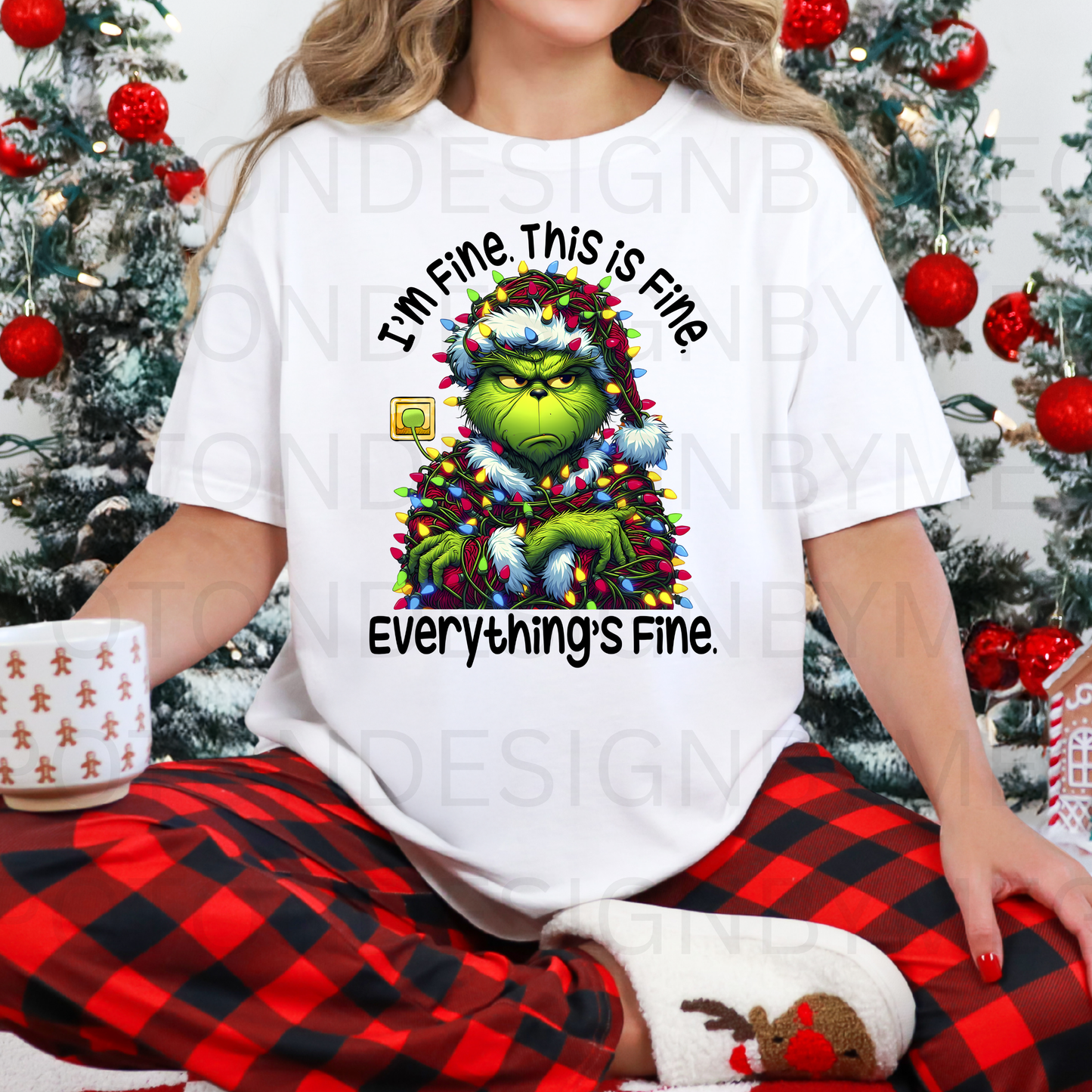 I'm Fine This Is Fine Everything's Fine Tee