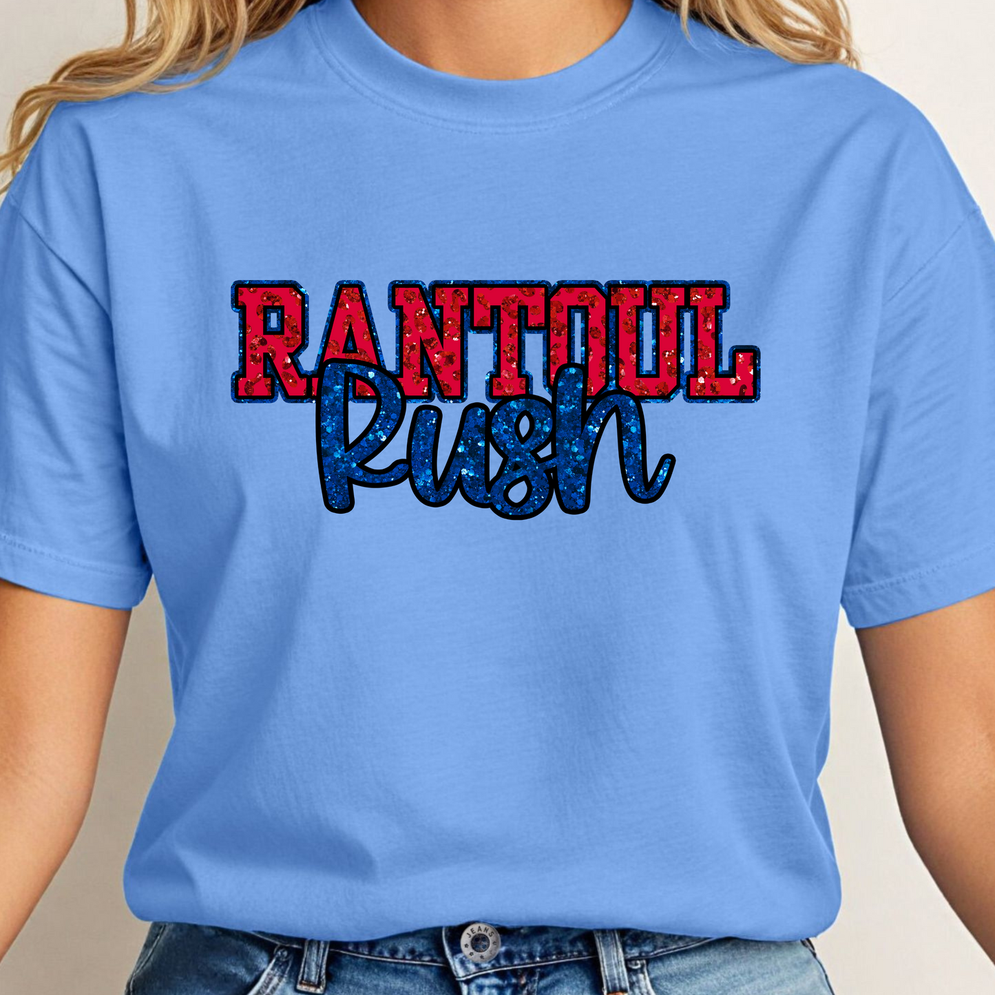 Rantoul Rush Sparkle Tee