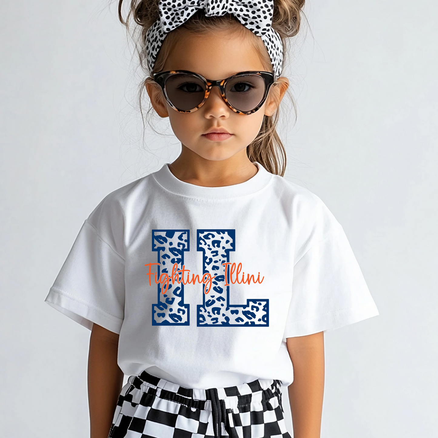 Fighting Illini w/ Big IL Youth Tee