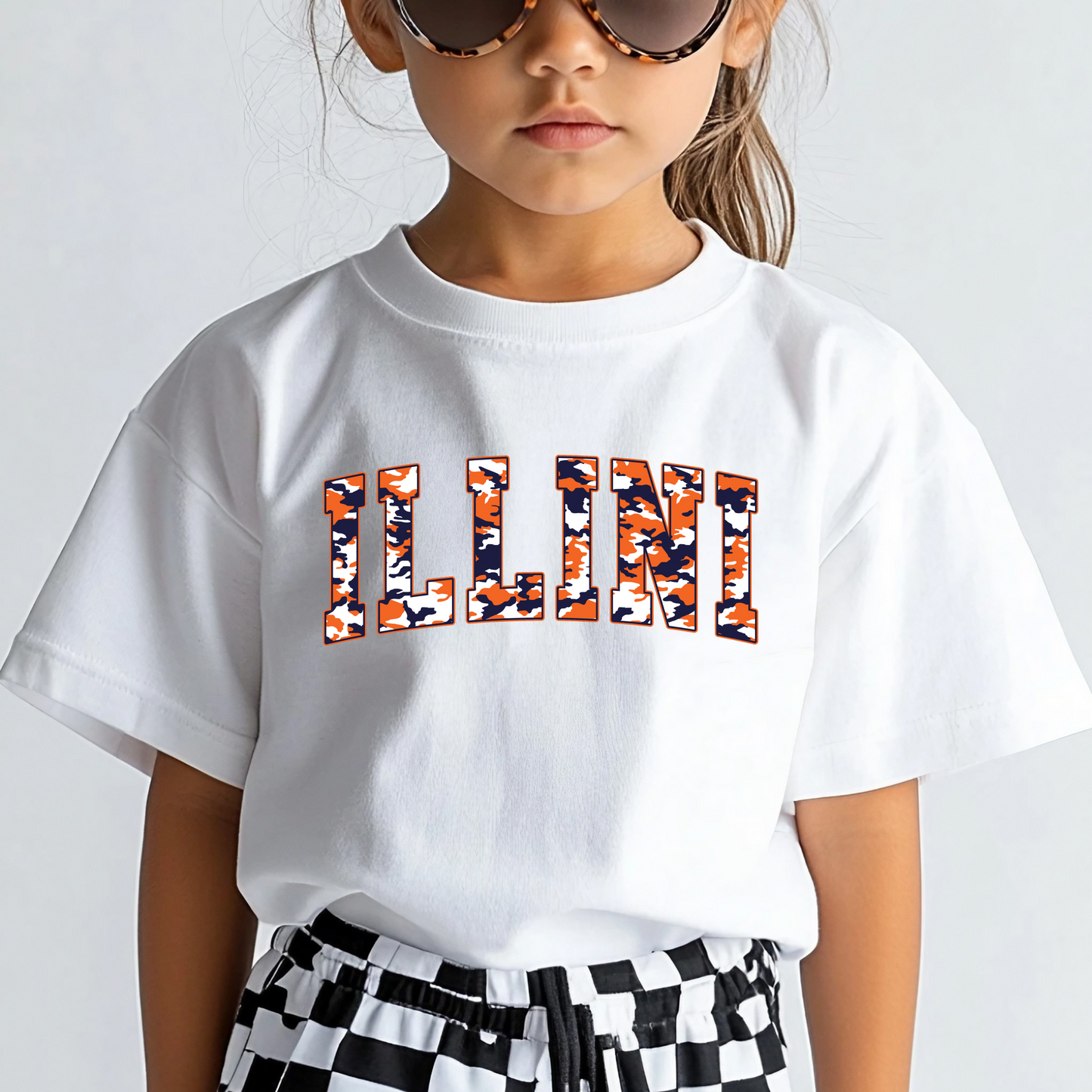 Illini Camo Youth Tee