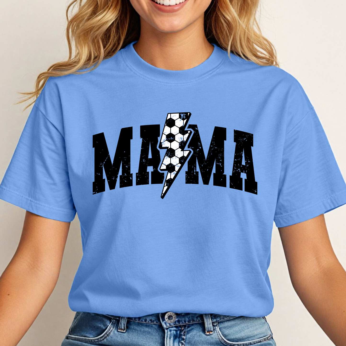 Soccer Mama w/ Lighting Bolt Tee