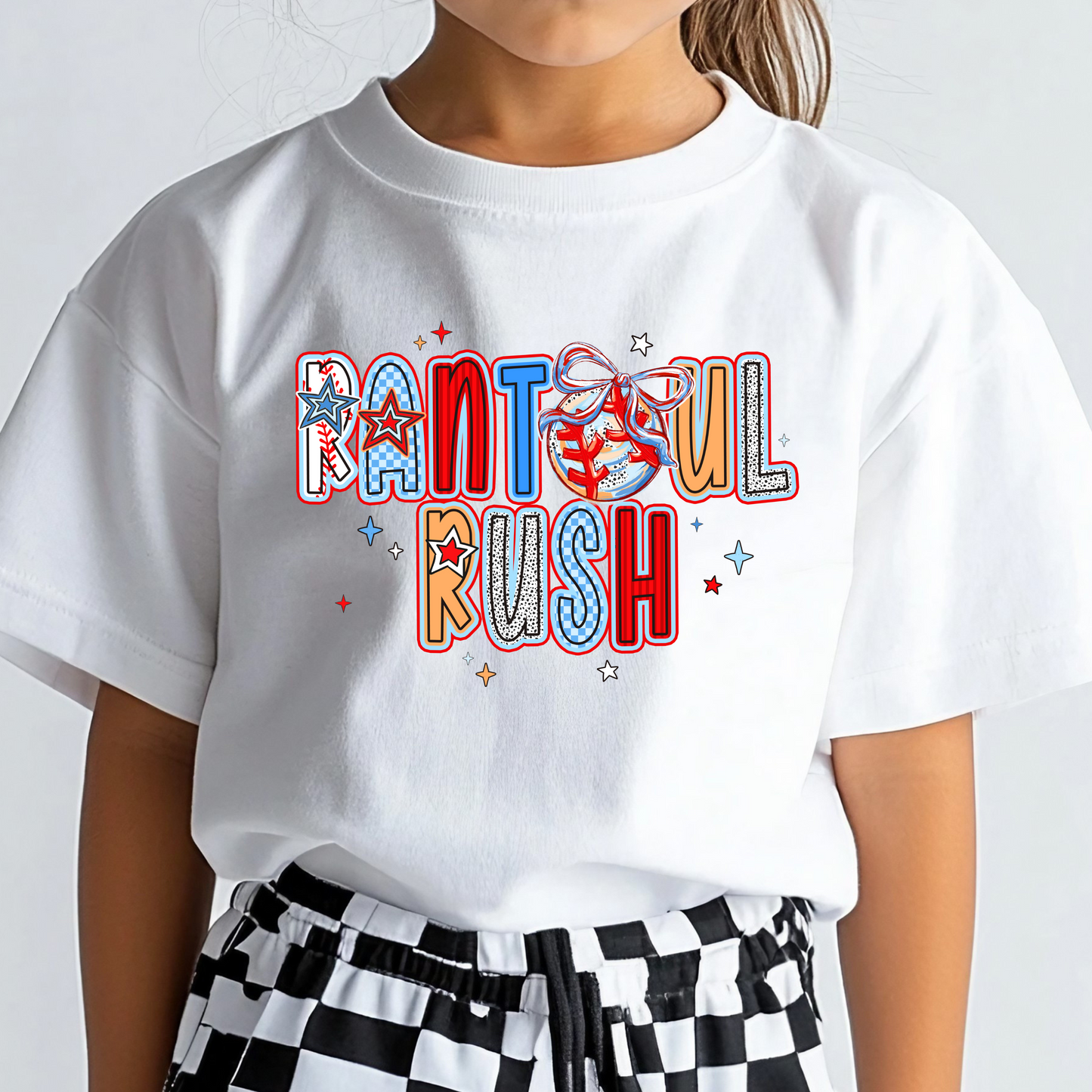 Rantoul Rush Alpha Letter Youth Tee