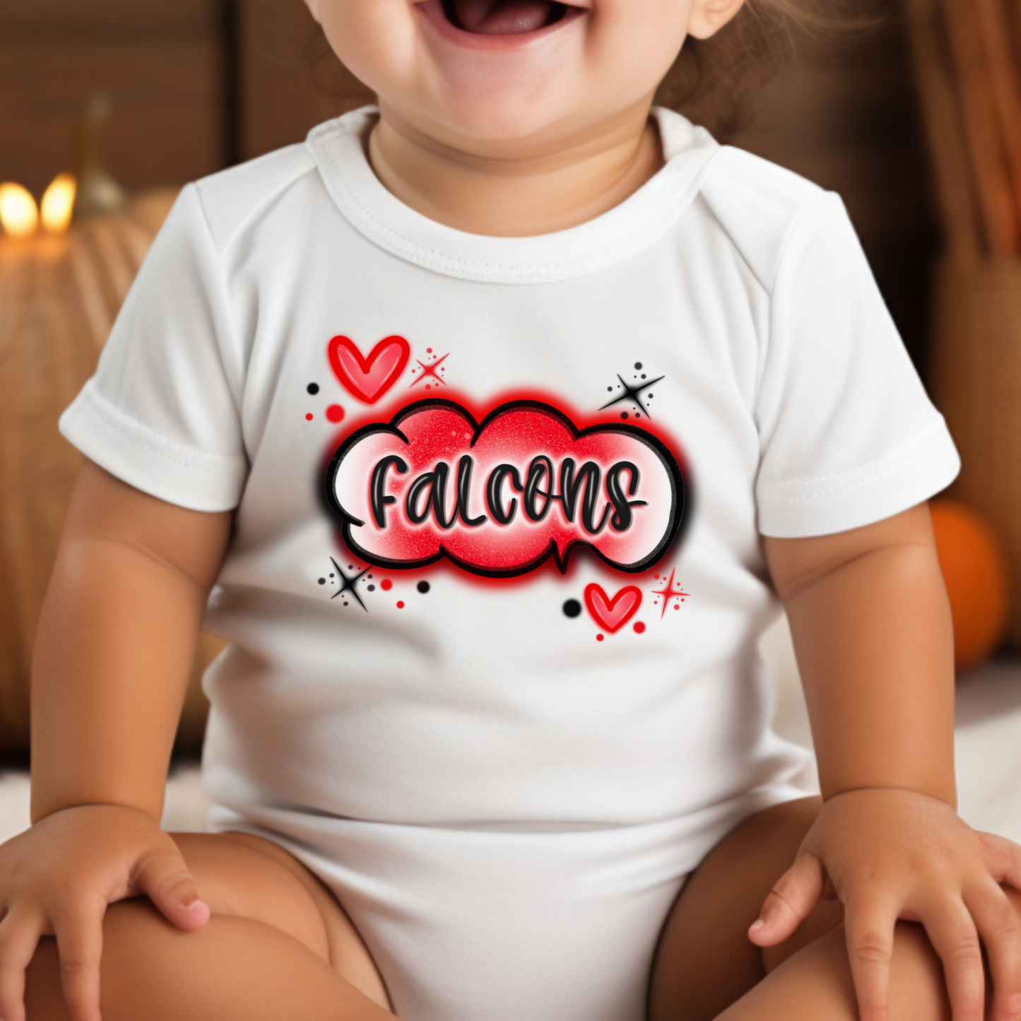 Falcons Airbrush Look Infant Bodysuit