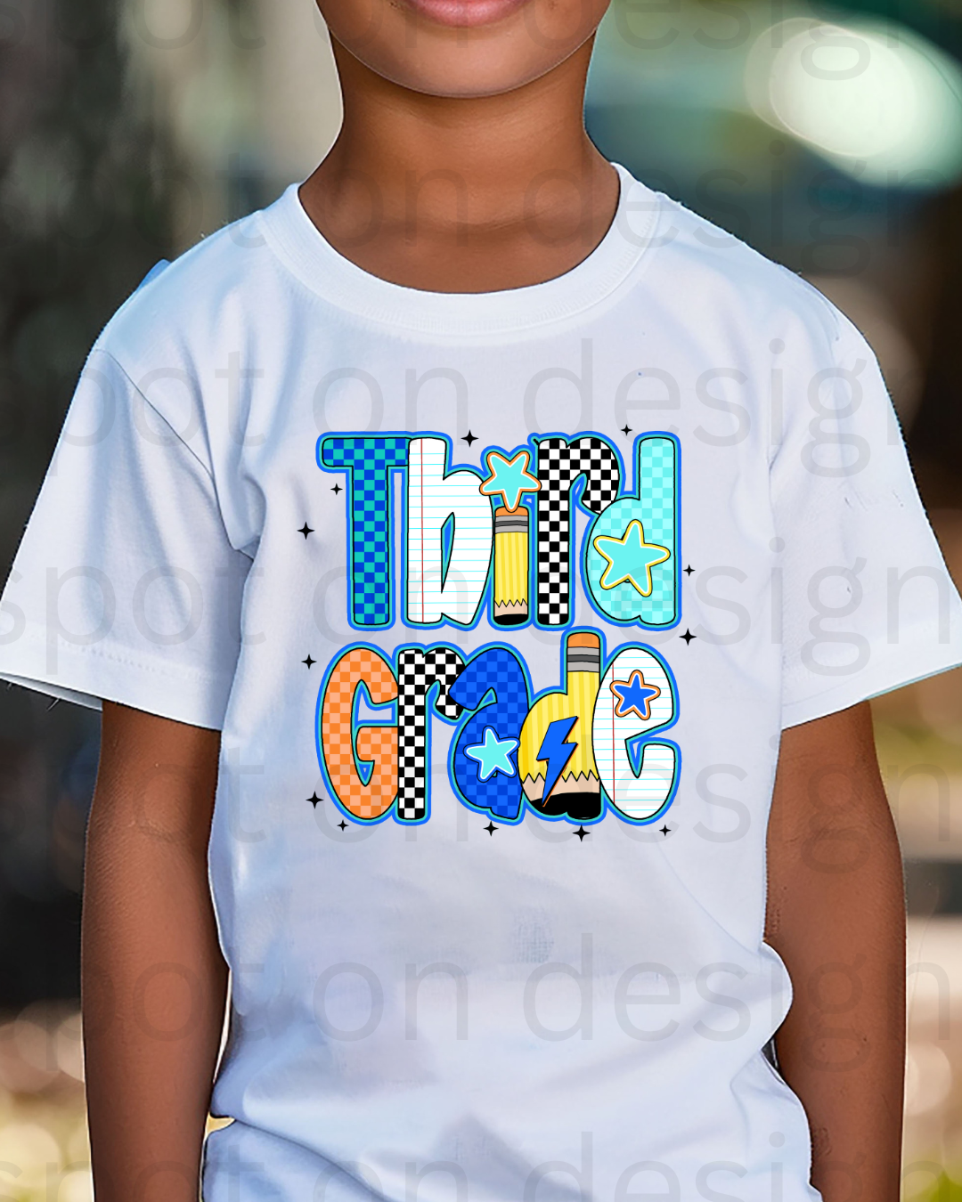 Retro Back To School Boy Youth Tee