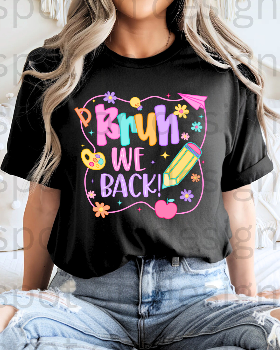 Bruh We Back Bright Tee