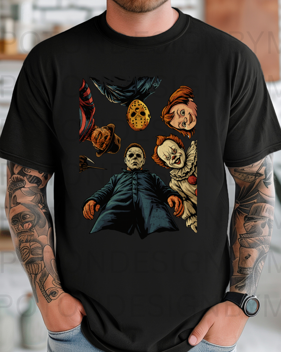 Gangs All Here Horror Film Tee