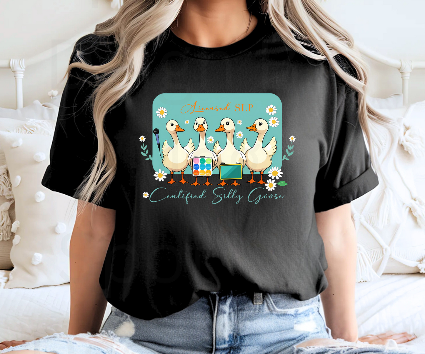 Certified Silly Goose Licensed SLP Tee