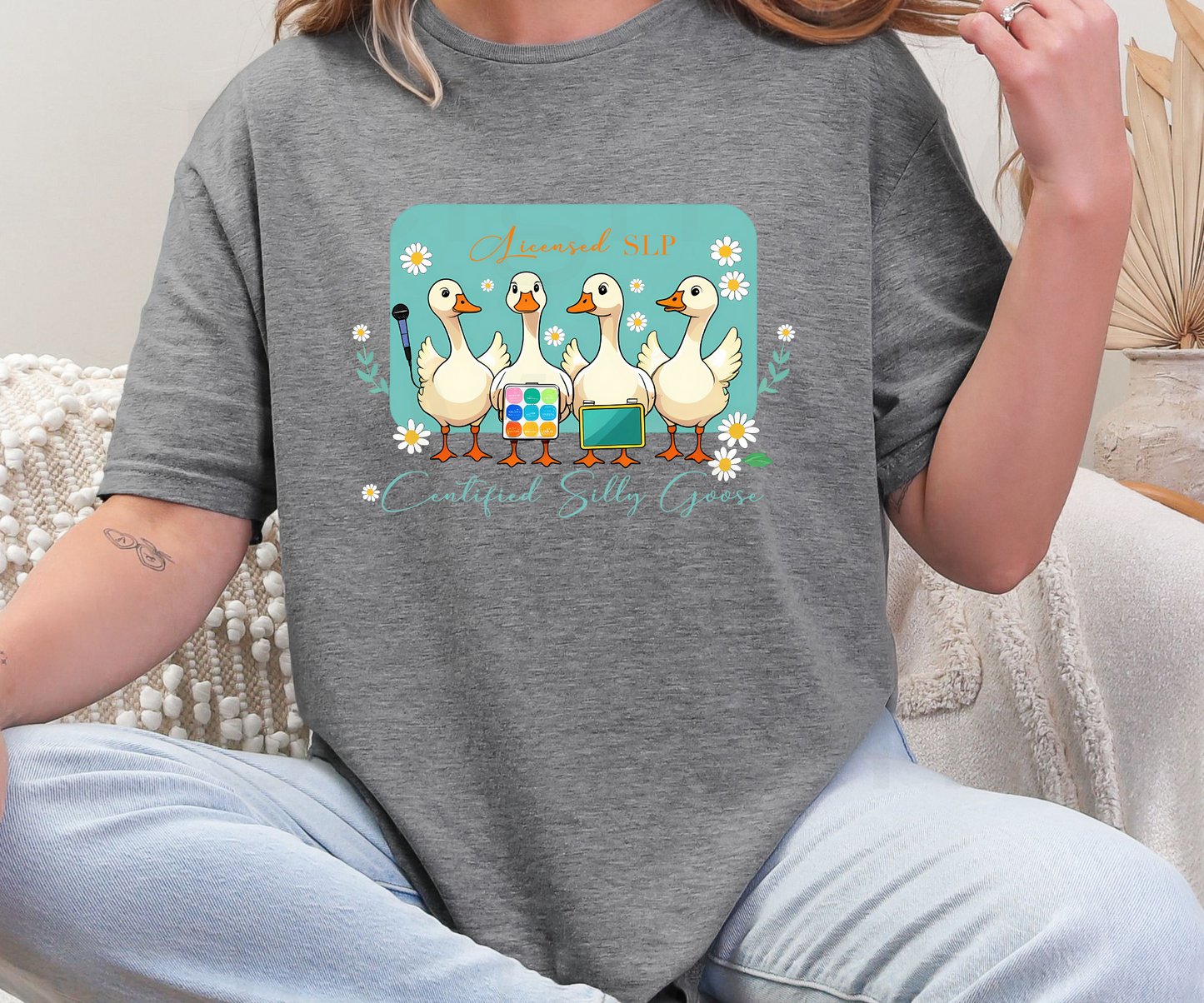 Certified Silly Goose Licensed SLP Tee