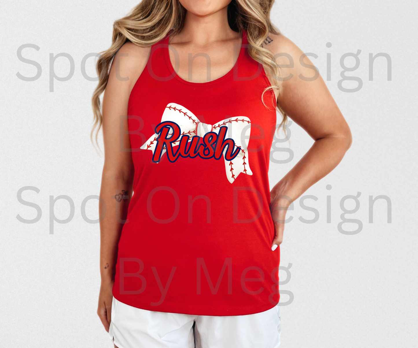 Rush W/ Baseball Bow Tank