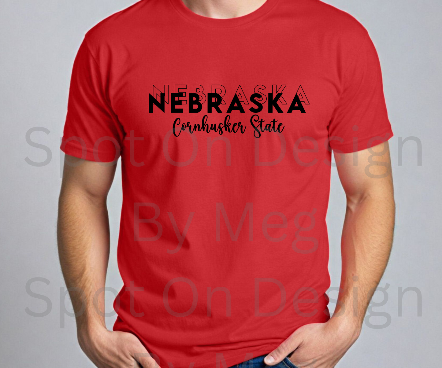 Nebraska Cornhusker State Tee