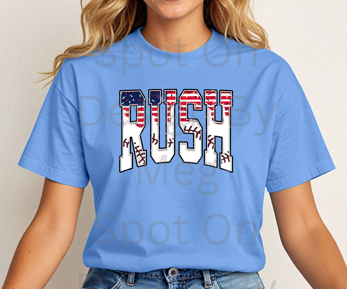 Rush 4th Drip Tee