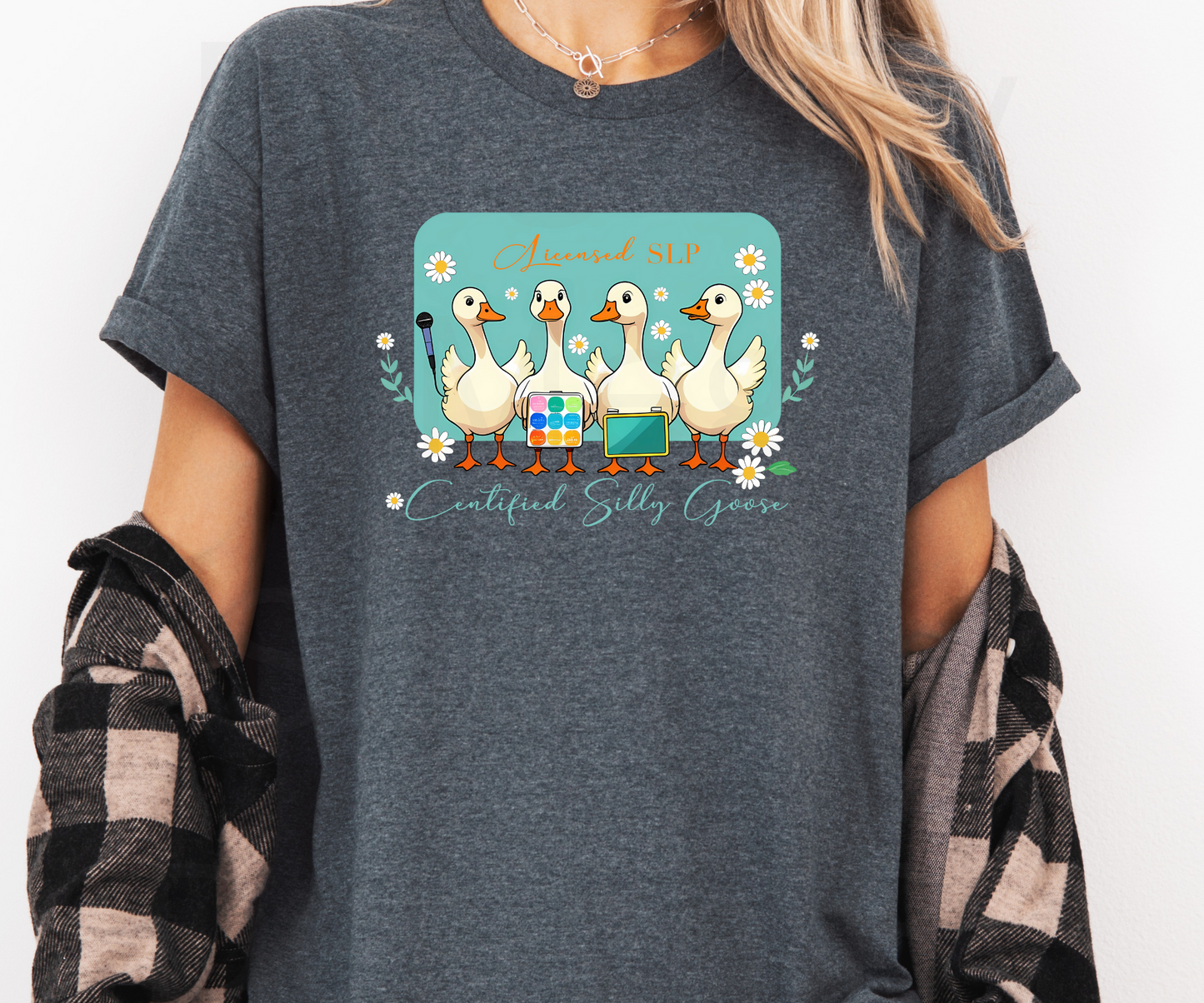 Certified Silly Goose Licensed SLP Tee