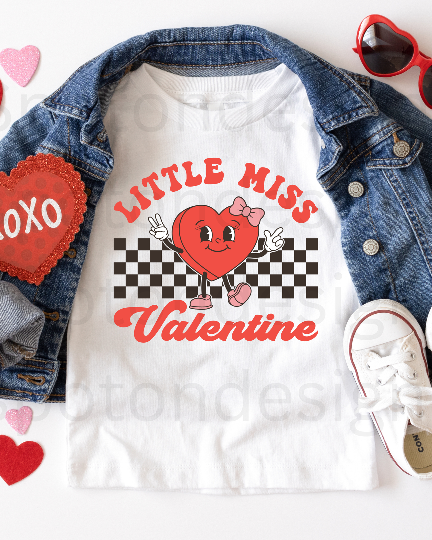 Little Miss Valentine Youth Tee
