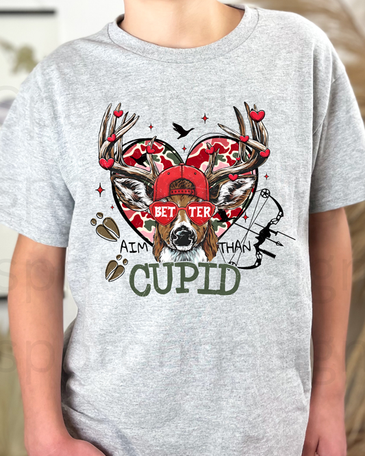 Aim Better Than Cupid Youth Tee
