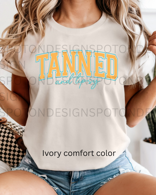 Tanned And Tipsy Summer Tee