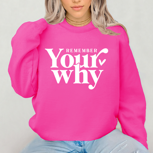 Remember Your Why Crewneck