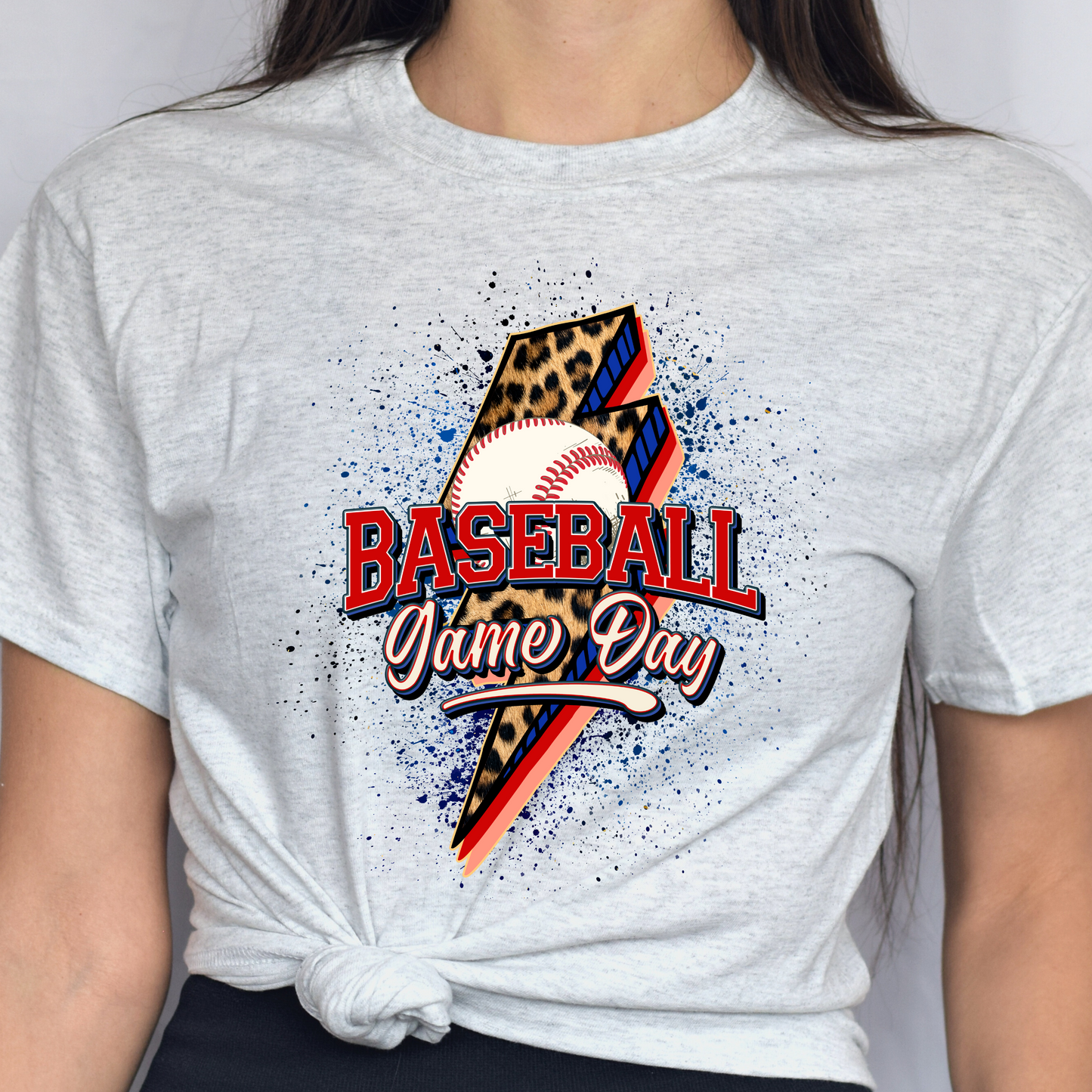 Baseball Game Day w/ Lighting Bolt Tee