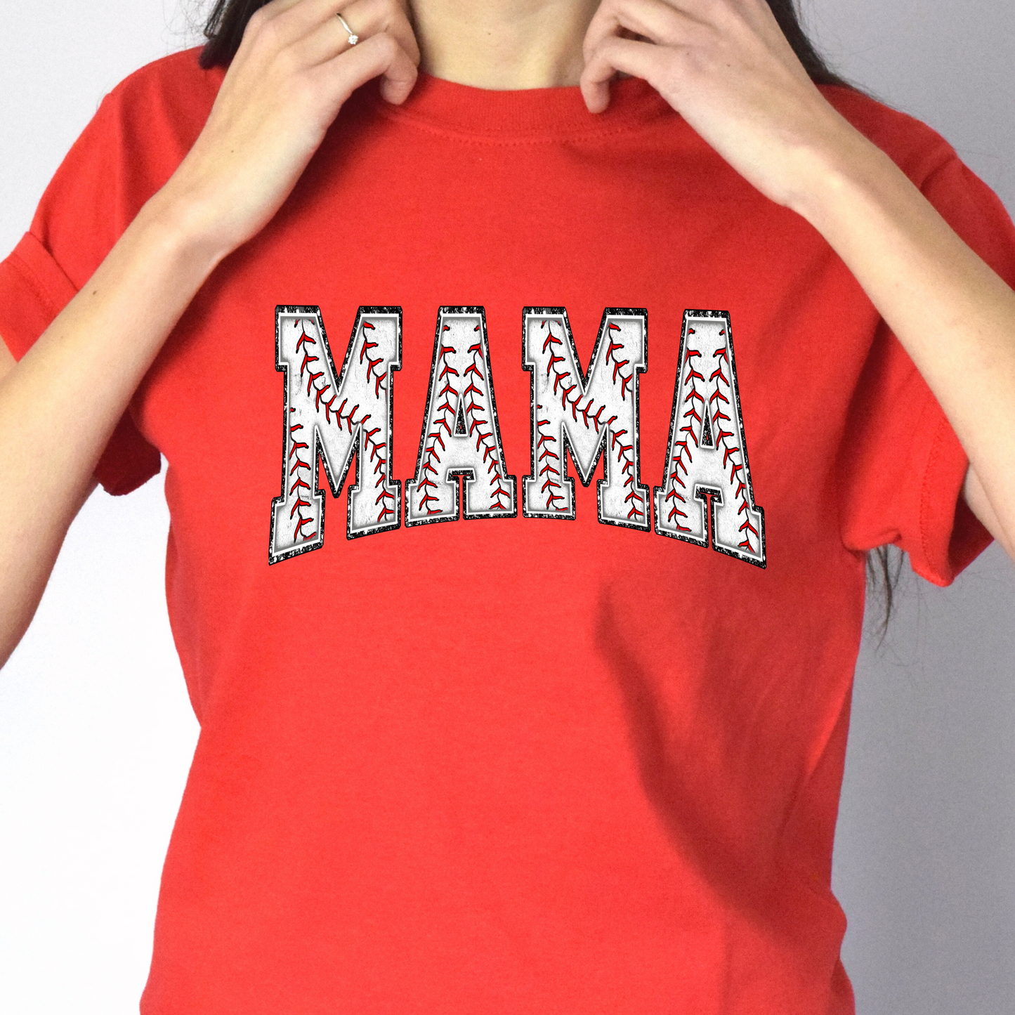 Mama In Baseball Alpha Tee