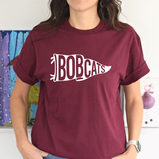 Bobcats Spirit Flag Tee