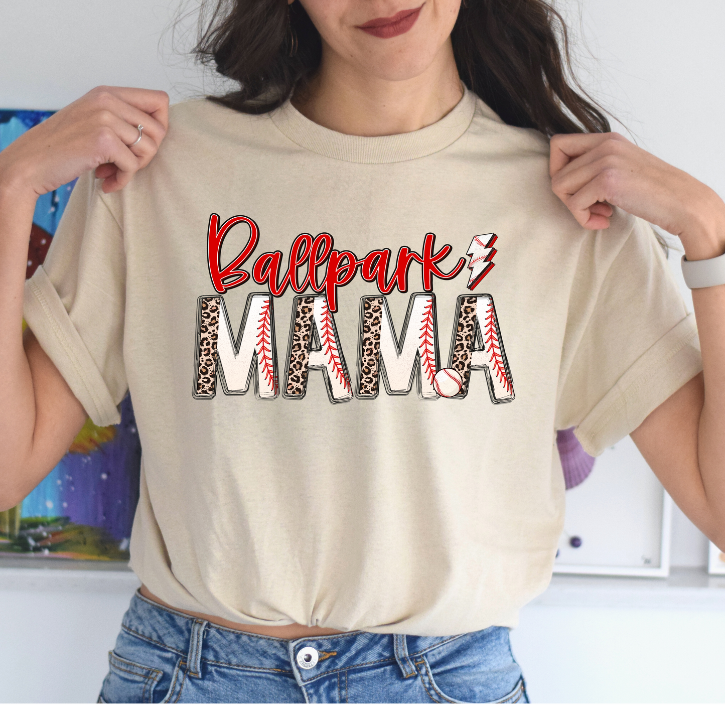 Ballpark Mama Baseball Tee