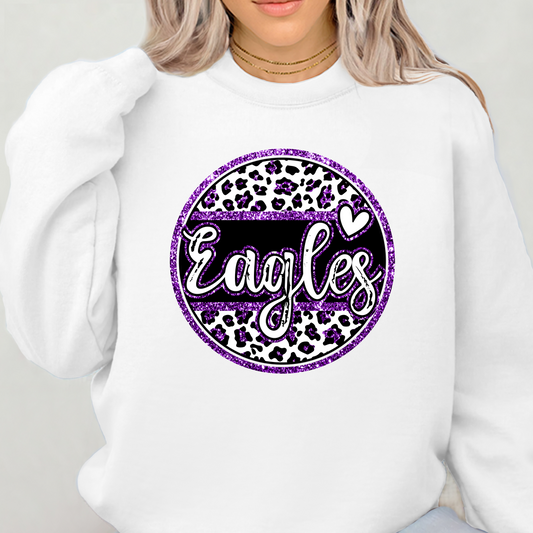 Eagles Sparkle Circle Crewneck