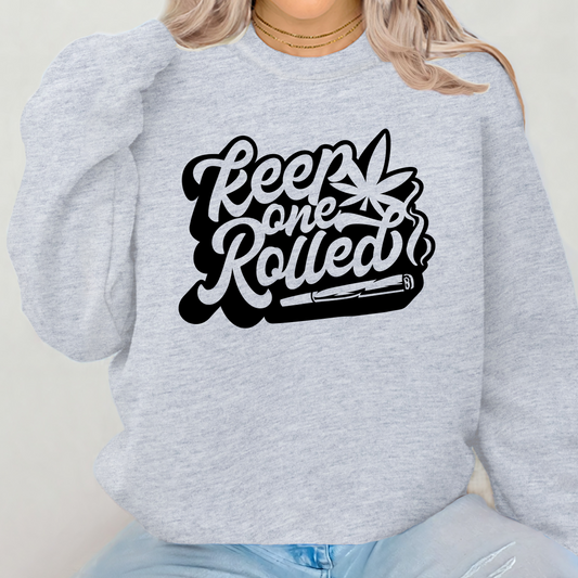 Keep One Rolled Crewneck