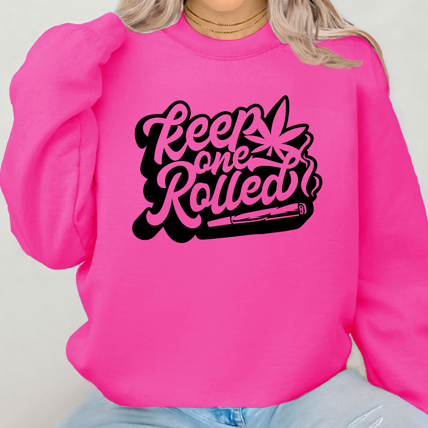 Keep One Rolled Crewneck