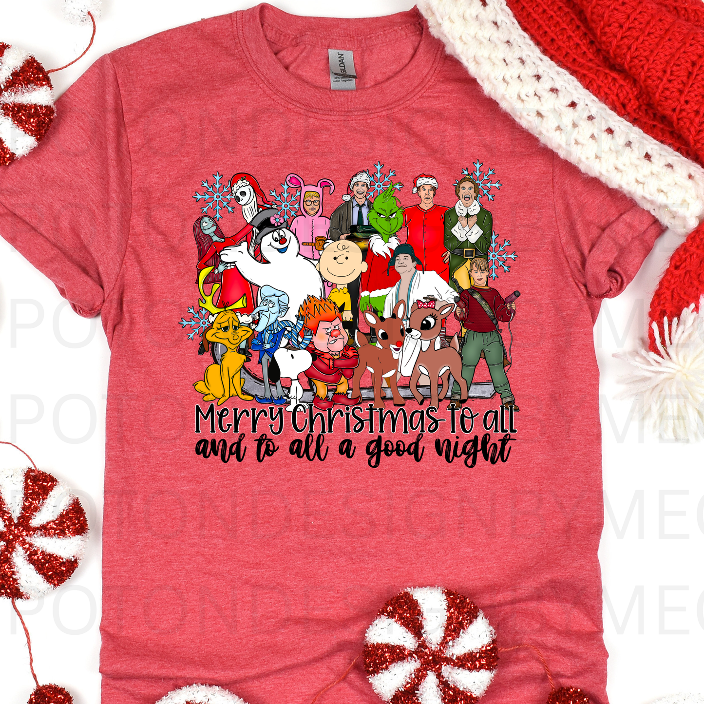 Merry Christmas To All w/ Christmas Gang Tee