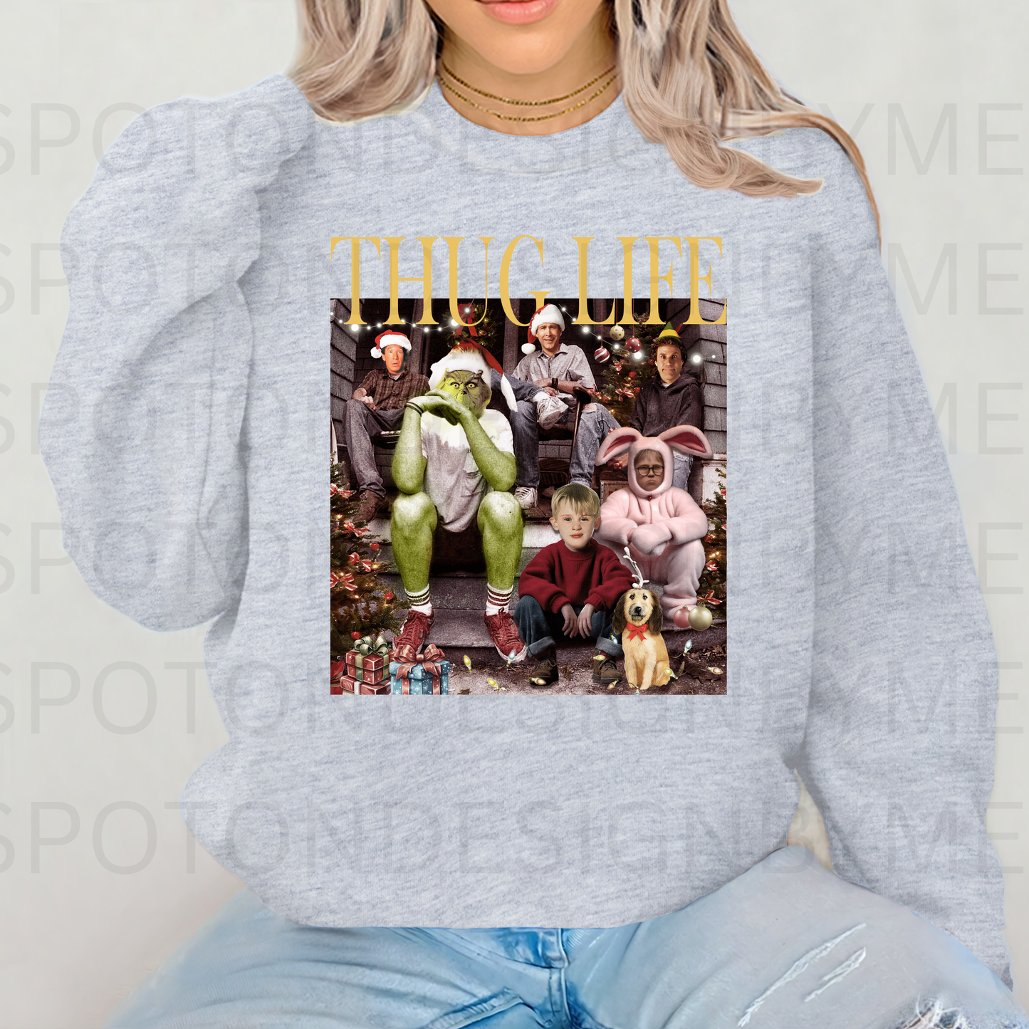 Thug Life Christmas OGs Crewneck