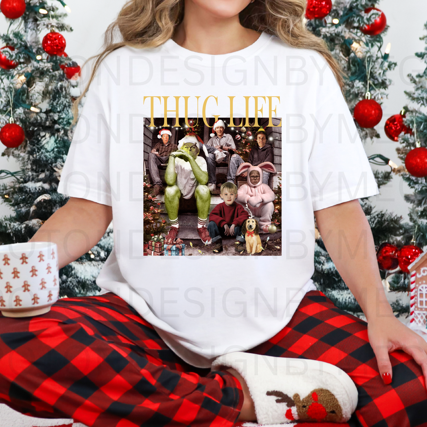 Thug Life Christmas OGs Tee