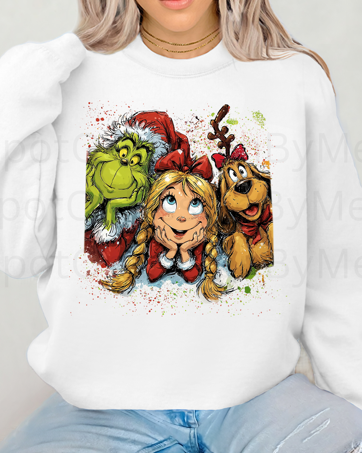 Retro Grinch & Friends Crewneck