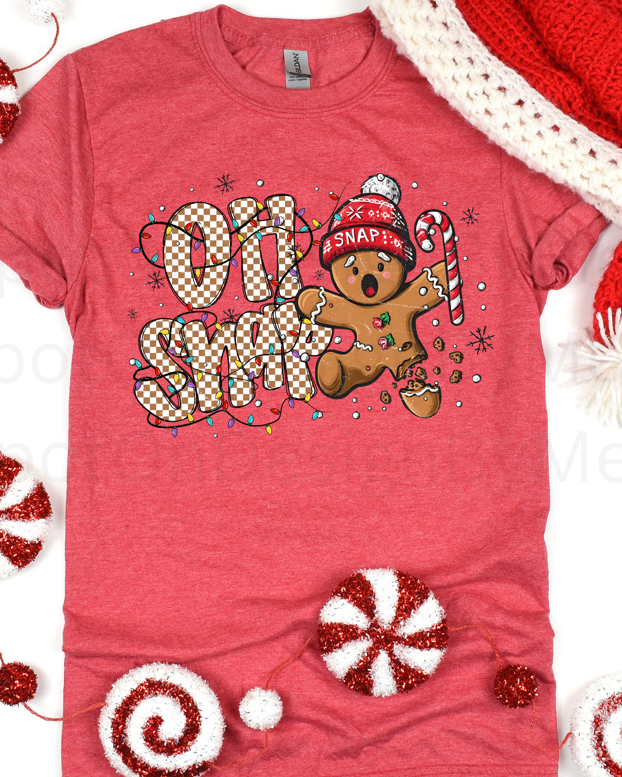 Oh Snap Gingerbread Man Tee