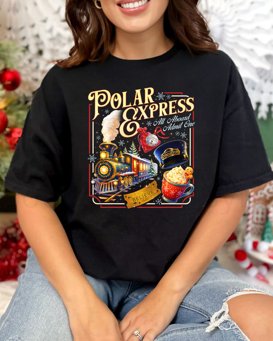 Polar Express Christmas Tee