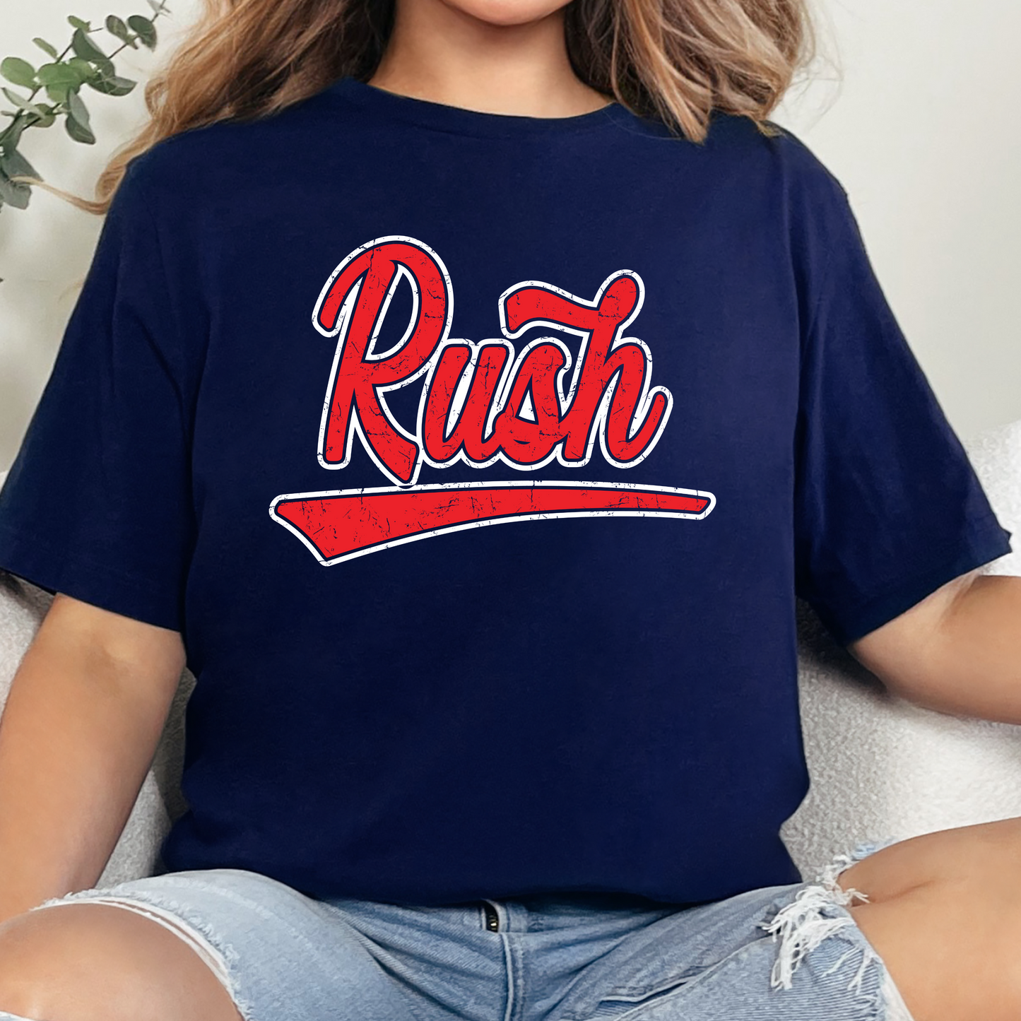 Rush Retro w/ Distressed Tee