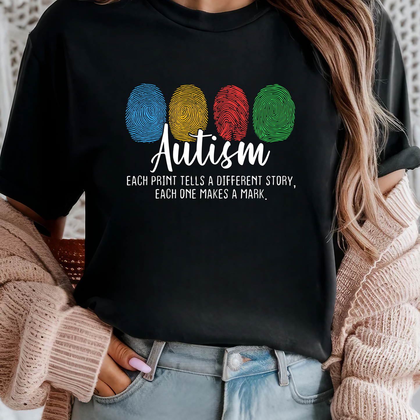 Autism Fingerprint Tee