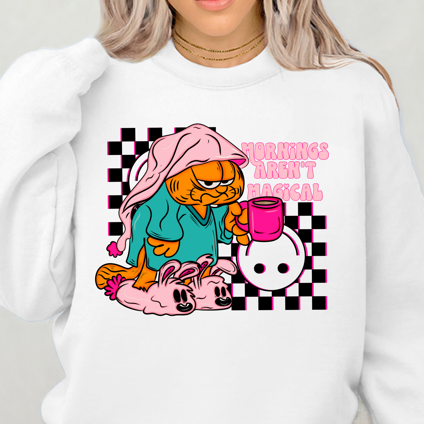 Mornings Aren't Magical Crewneck