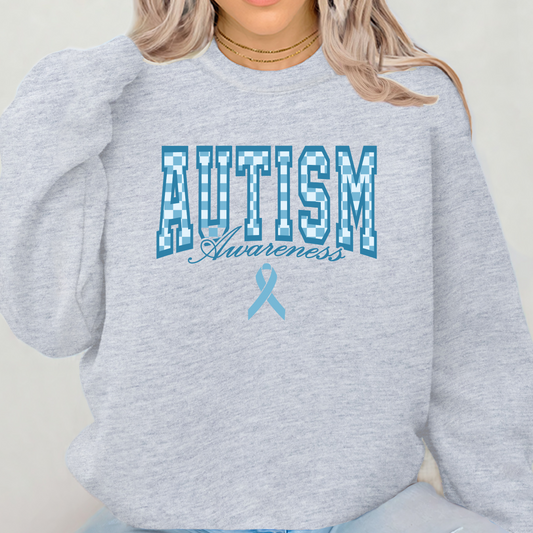 Autism Awareness w/ Ribbon Crewneck