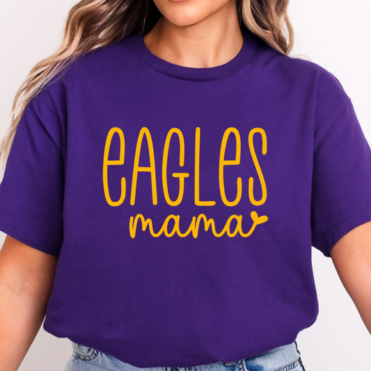 Eagles Mama In Gold Tee