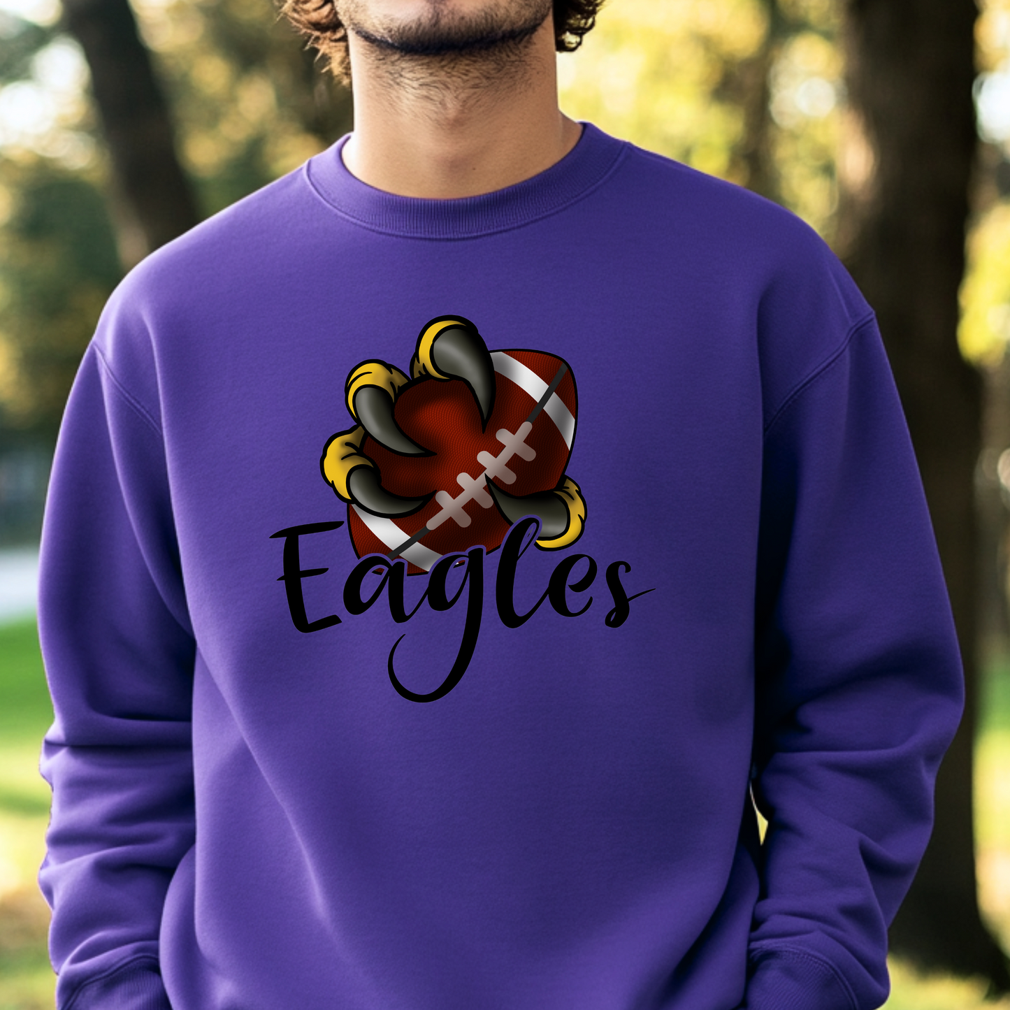 Eagles Claw w/ Football Crewneck