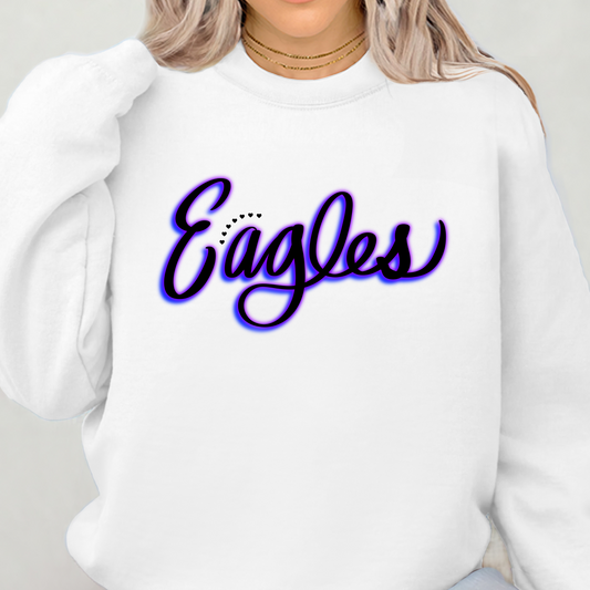 Eagles Airbrush Look Crewneck