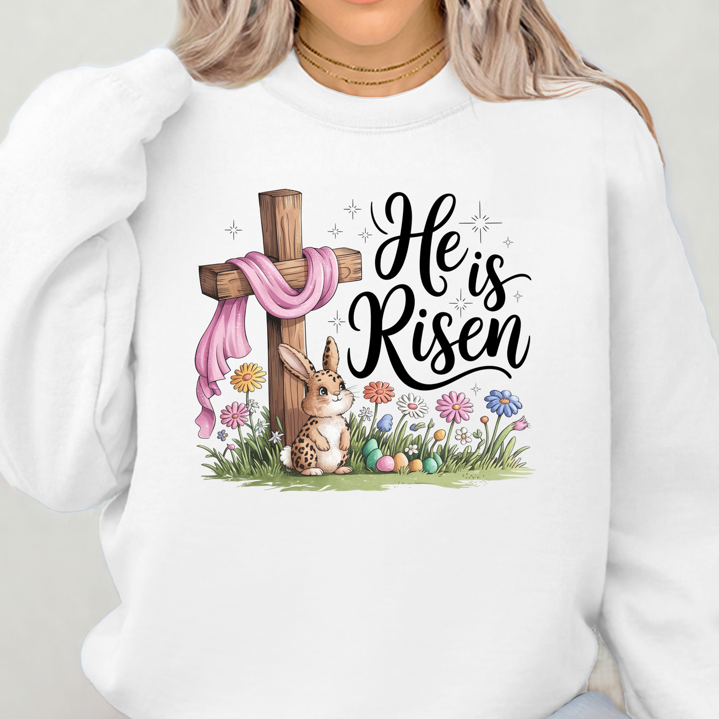 He Is Risen Crewneck