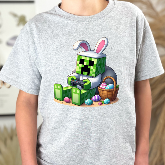 Minecraft Easter Youth Tee