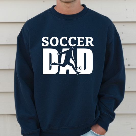 Soccer Dad In White Crewneck