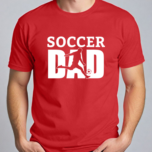 Soccer Dad In White Tee