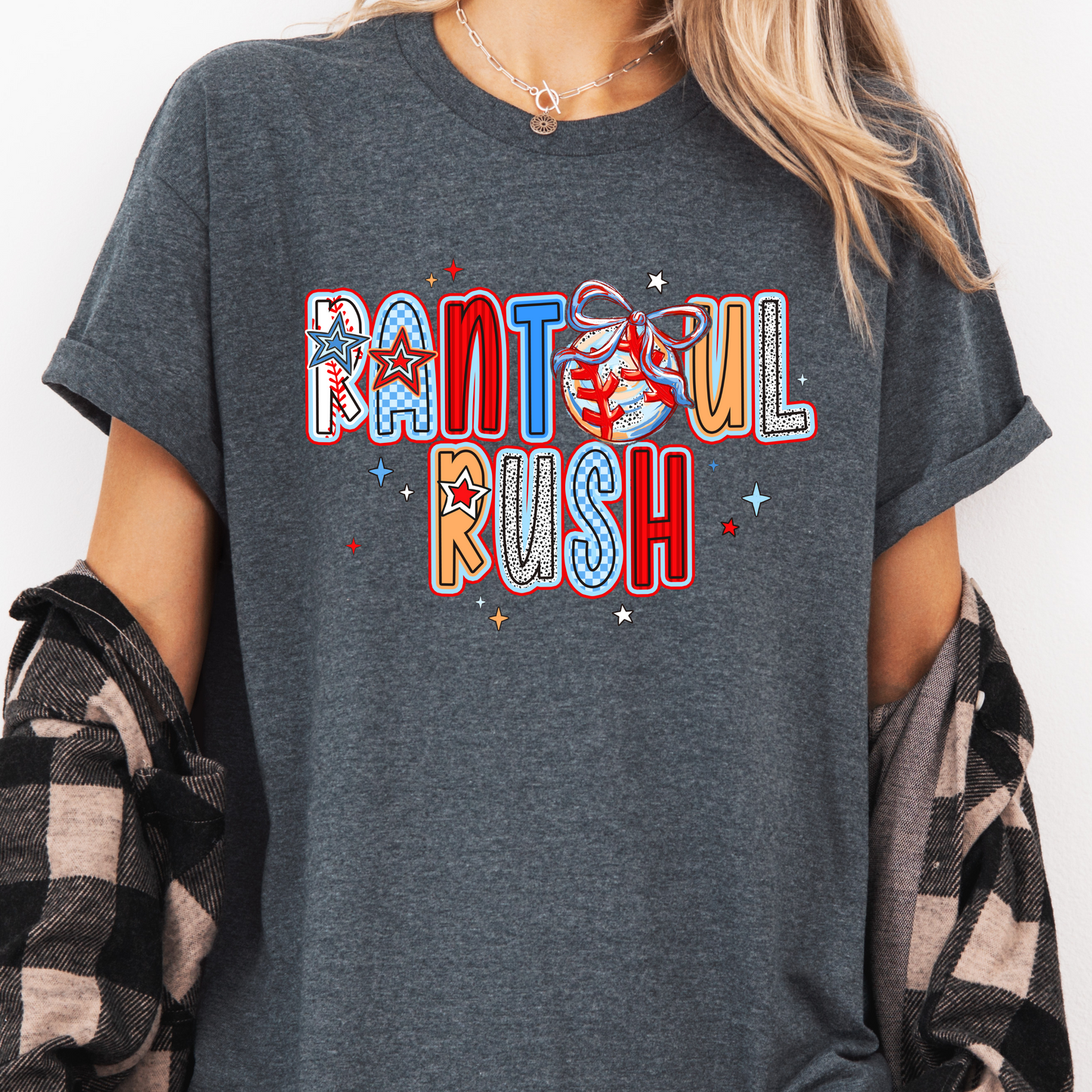 Rantoul Rush Alpha Letter Tee
