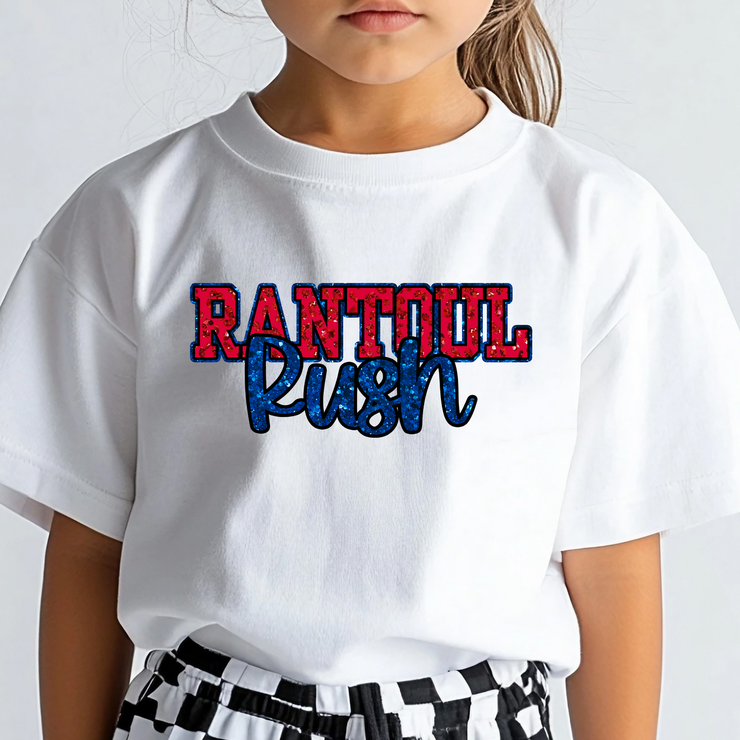 Rantoul Rush Sparkle Youth Tee