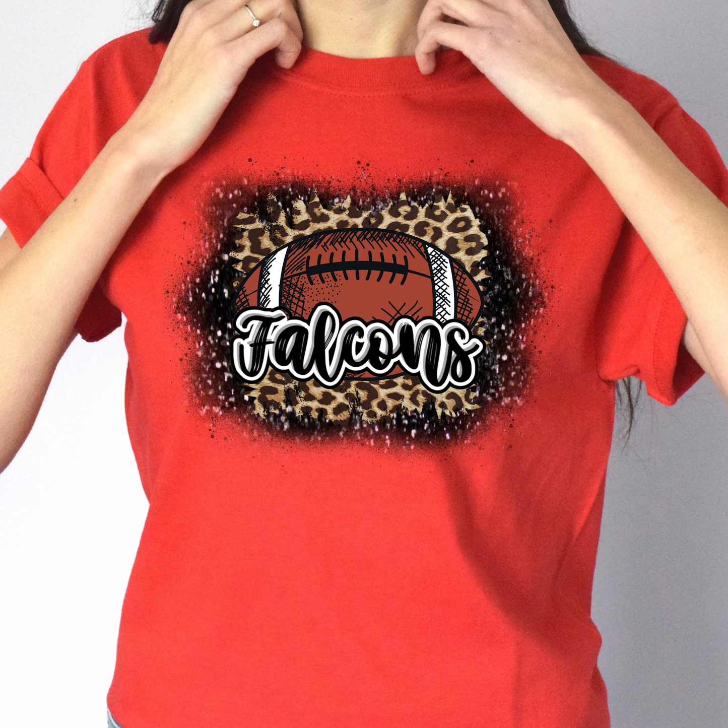Falcons Football w/ Animal Print Tee